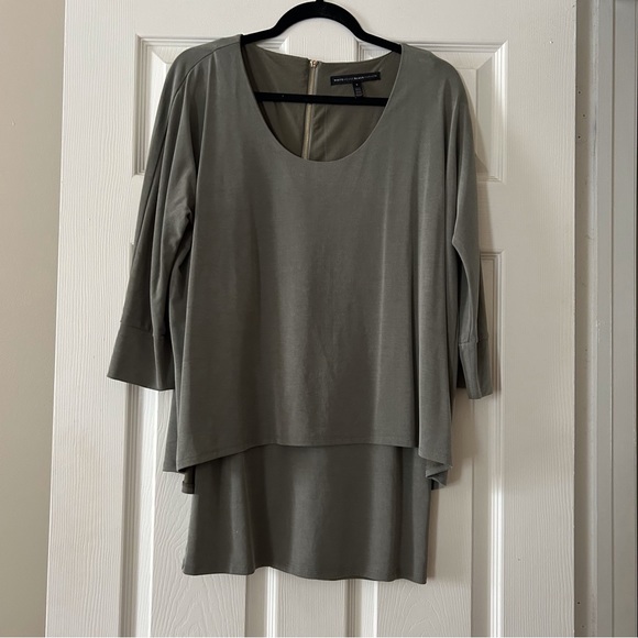 White House Black Market Tops - WHBM Tiered Hem Tunic